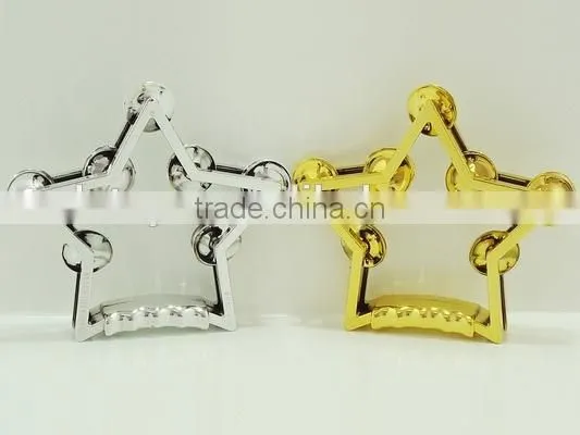 Instrument Beautiful Tambourine musical instrument decoration Star style