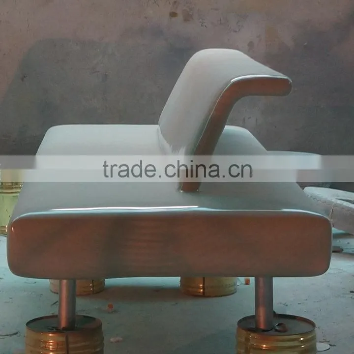 Large fiberglass safa chair
