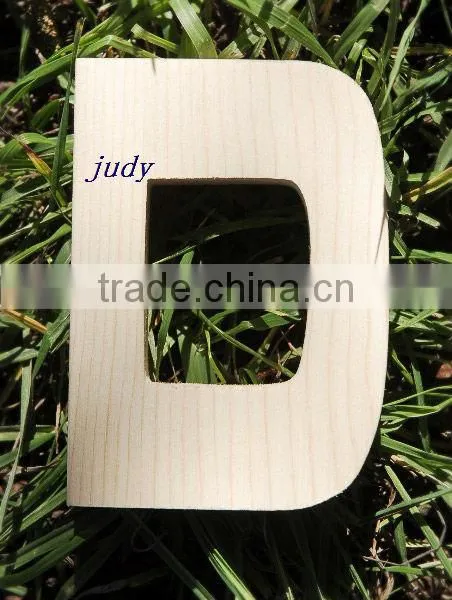 handmade small wooden alphabet letters for crafts