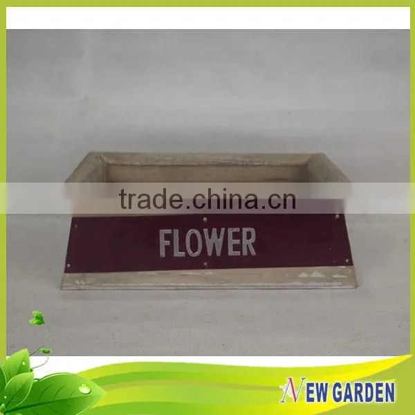 Wooden Decoration basket, Gardeing Colorful Wood Easter Basket