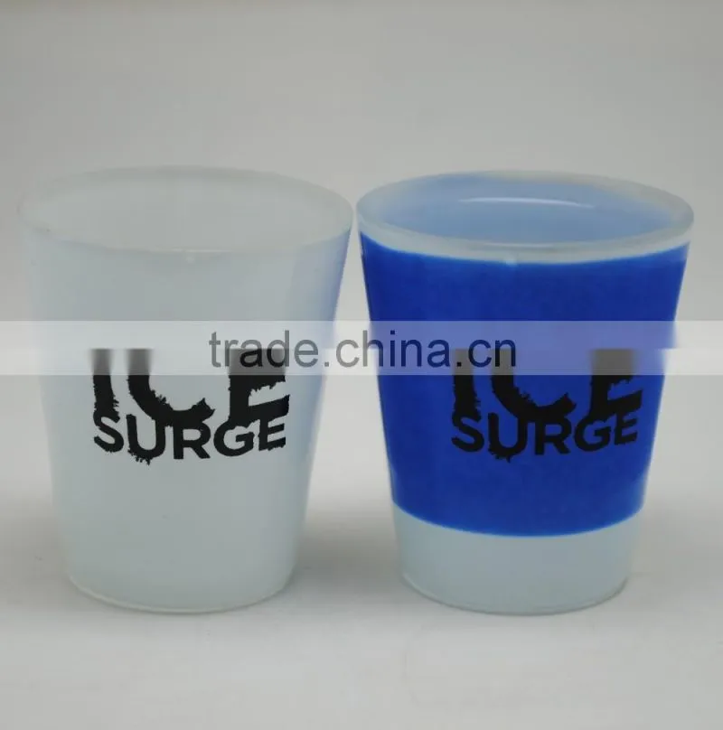 beer promotional gifts mini glass beer mug with color changing
