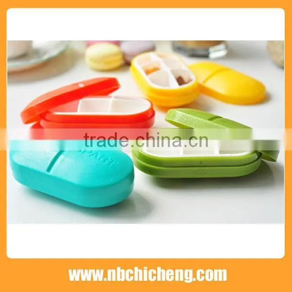 Cheap 6 Parts Pill Box Plastic Capsule Storage Pill Box