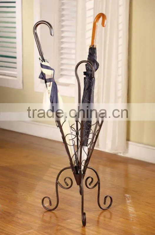 Metal iron umbrella stand