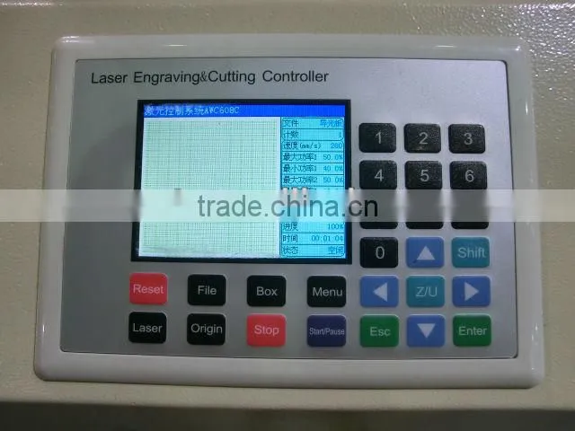 colour display preview function awc608c co2 laser control system