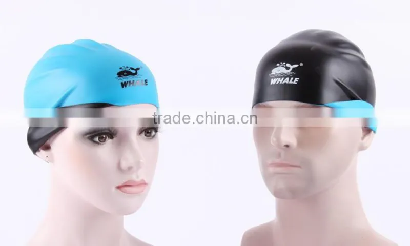 Wholesale Silicone Swim Caps OEM/ODM Elastic Waterproof Soft Swimming Caps Novelty Swim Hats Bathing Cap Logo Printin (CAP-1200)
