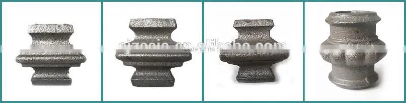 ornament cast iron collars and bushing for metal fence/gates