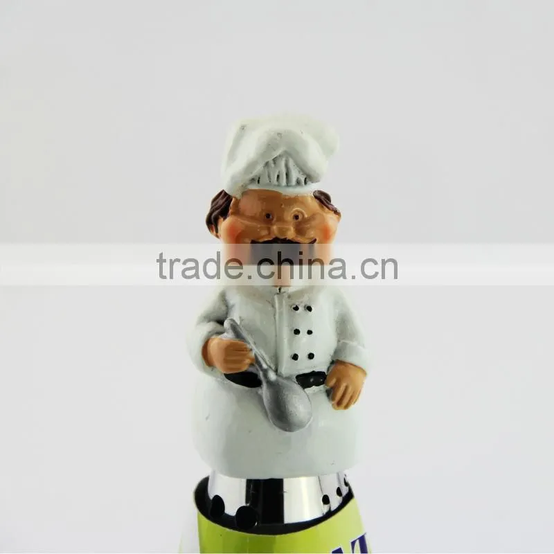 A Bite of China food tools happy chef statue 10inch multi purpose manual cheese grater