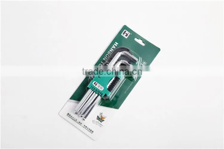 9pcs Ball Point hex key set /hex key spanner /universal hex key