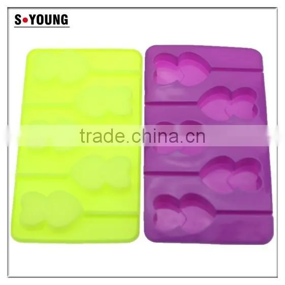 11033 Silicone Candy Lollipop Molds with Sticks