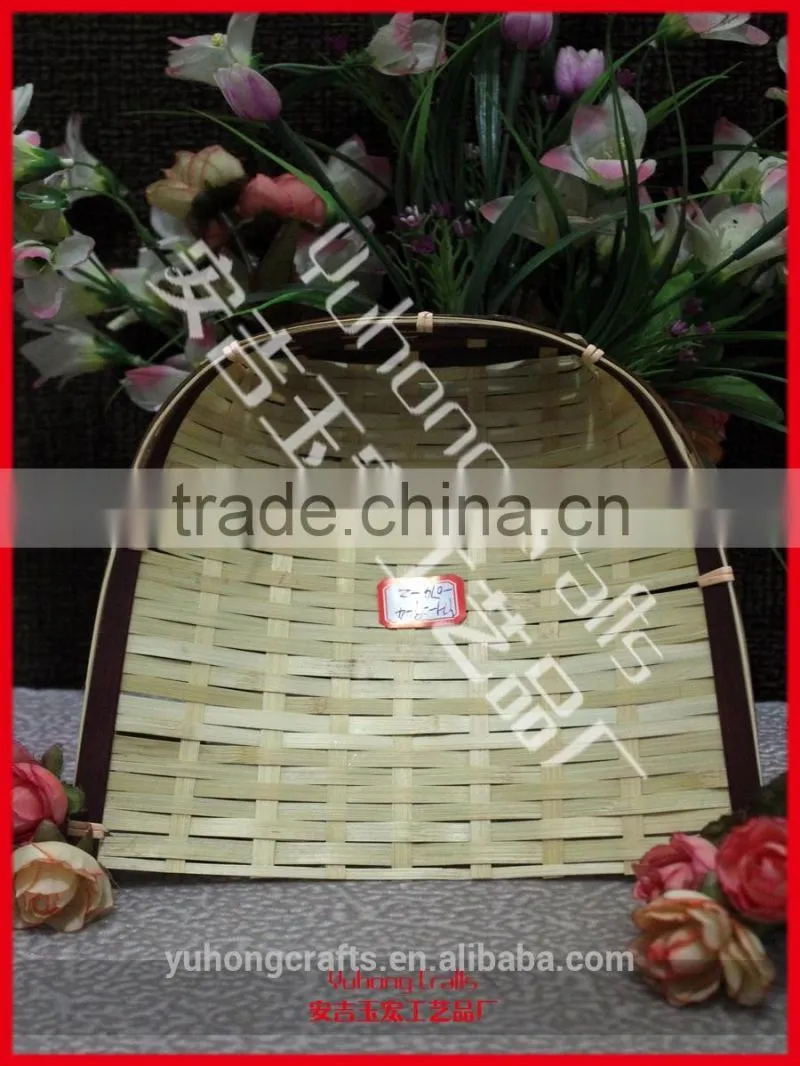 Dustpan Shaped Traditional Bamboo Basket for promotiton