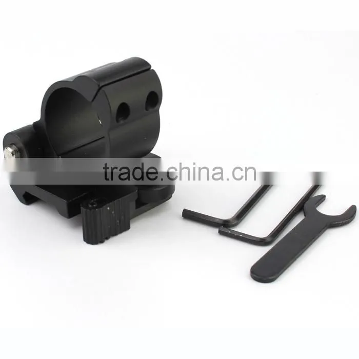 Full degree foldable ring with quick release mount combo