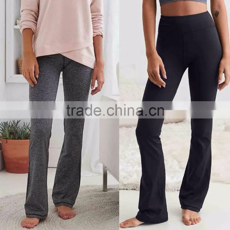 Yoga Pants Cotton Women Fashion Plain Dyed Wholesale Custom Jogging Pants 100% Cotton Loose Cotton Pants Women
