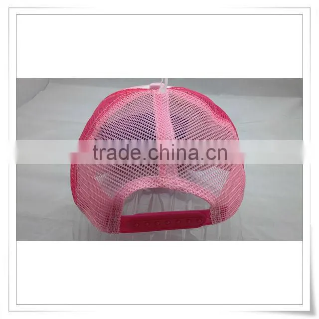 2015 newest summer fashion colorful girl kid mesh baseball cap