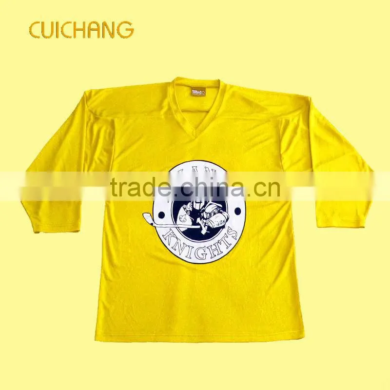 Sublimation ice hockey jersey&ice hockey goalie jerseys&ice hockey practice jerseys wholesale YY-444