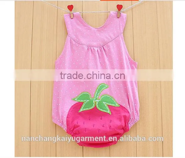 cotton plain baby rompers,cute baby rompers,summer baby girl rompers