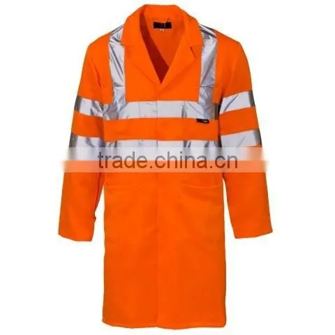 Hi Vis Coat for construction and safety