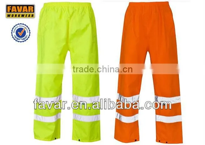 Hi vis oxford trousers waterproof windproof pants