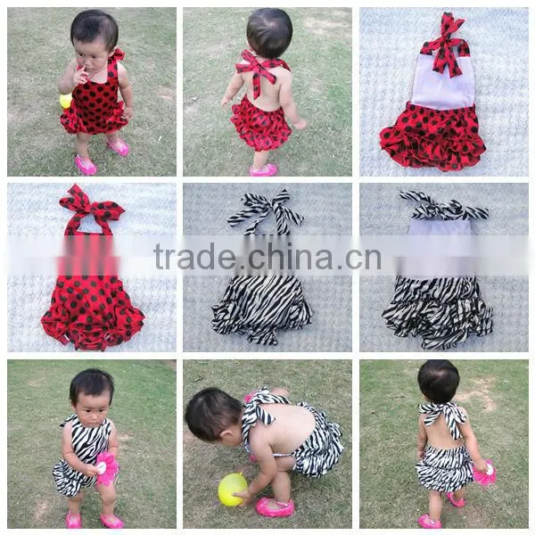 New design lovely backless baby romper knitting patterns