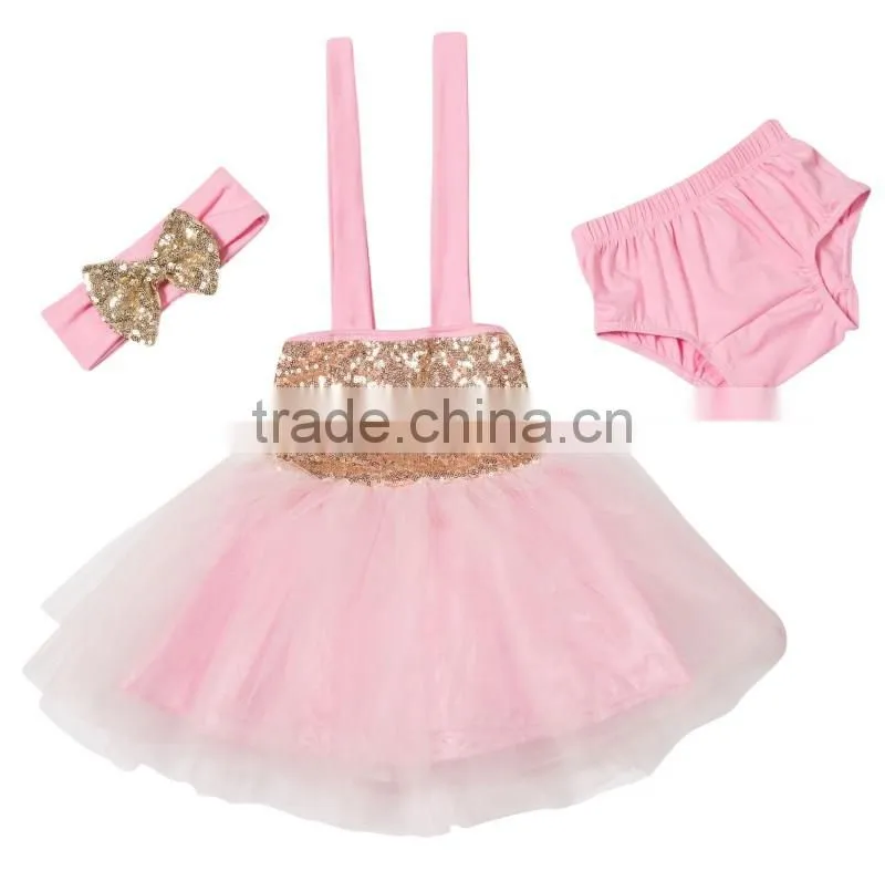 Latest design birthday tutu dress for kids SEQUIN TUTU SET wholesale baby tutu dress