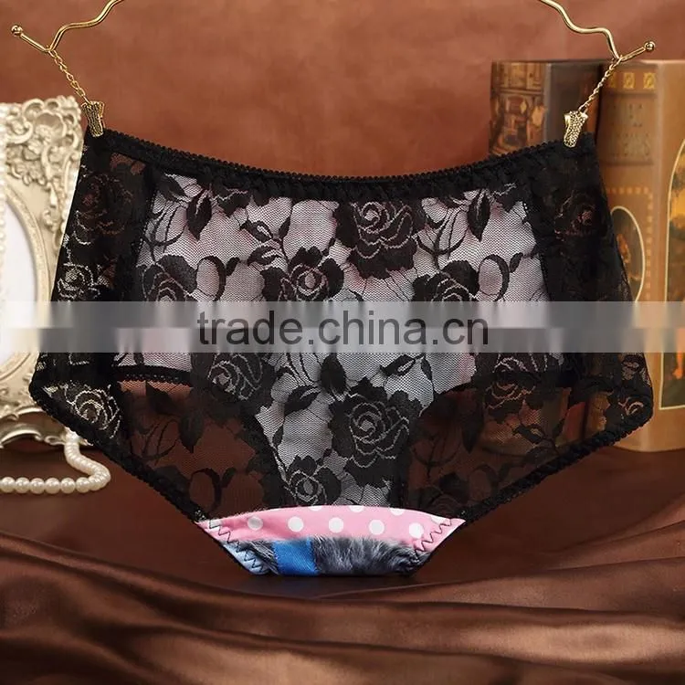 Fancy cat underwear low waist sexy women panties