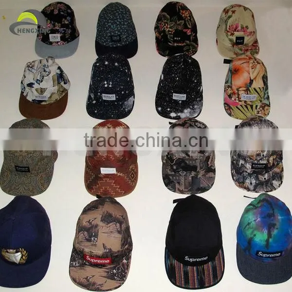 Print 5-Panel hats adjustable buckle 5 Panel caps
