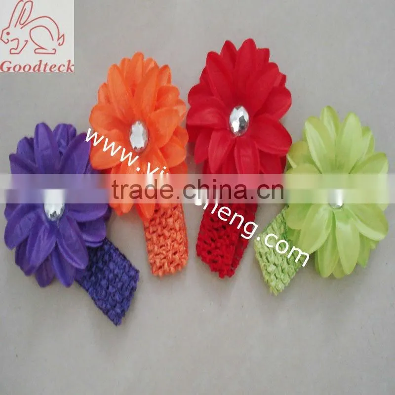 Plain Solid Color Satin Covered Resin Hairbands Ribbon Covered Adult Kids Headbands Infant Headband