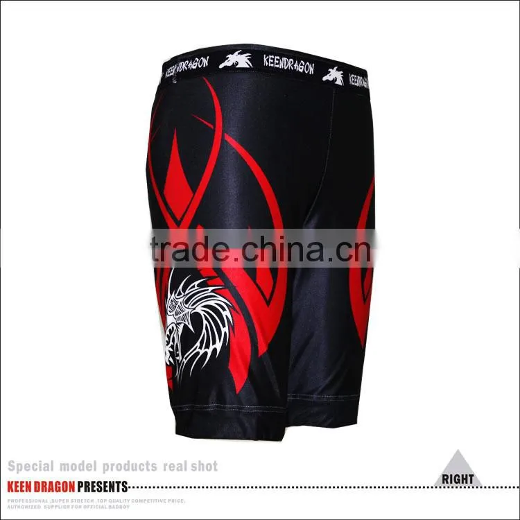 Sublimated Stretch MMA Vale Tudo Compression Lycra Shorts Vale Tudo Fight Shorts