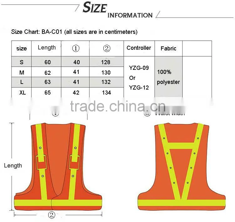 Wholesale Led Flashing Hi Vis Work Shirt/Hi Vis Polo