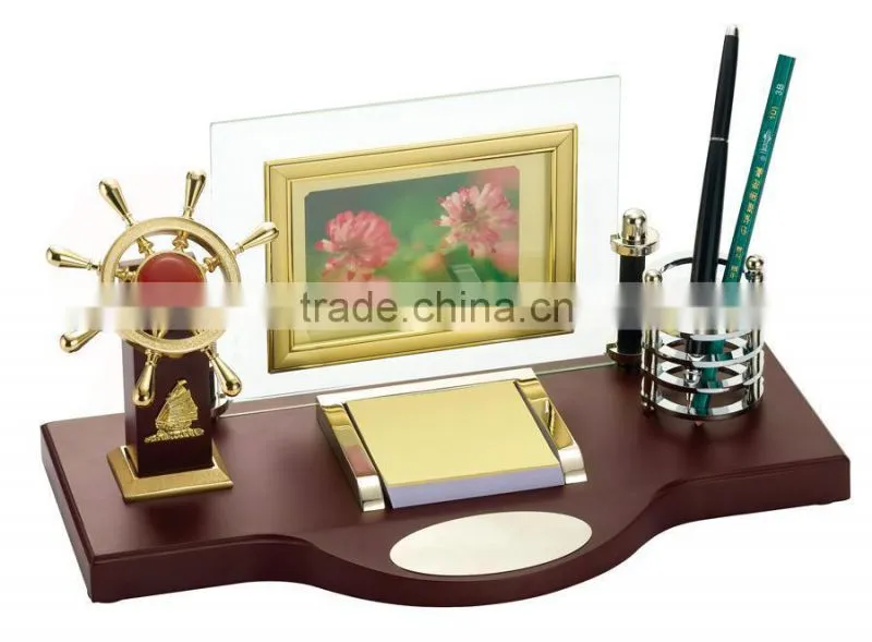 exquisite Jade Rudder Desktop Set Gift office sets