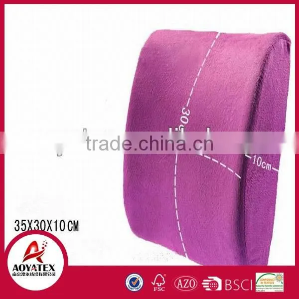 Solid color memory foam pillow, High quality memory foam with fleece cover, Wholesale memory foam Alibaba supplier