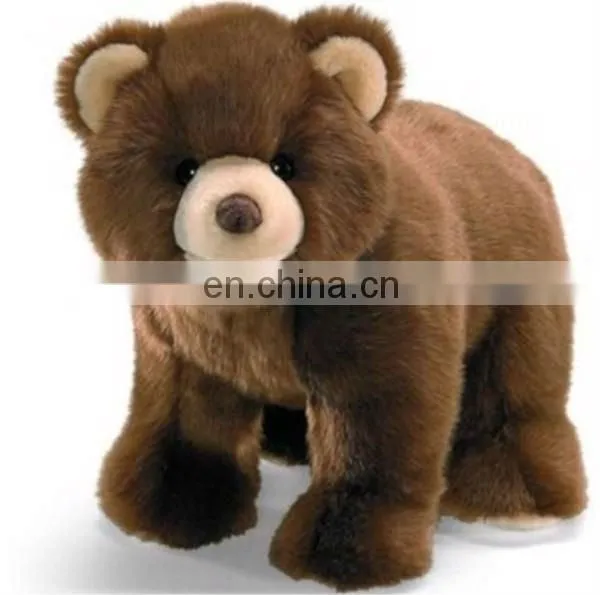 brown huge bear plush