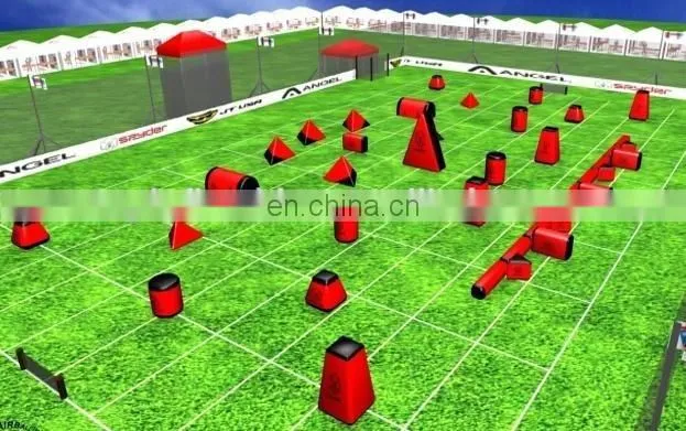 Guangzhou manufacturer field bunker inflatable paintball for fun