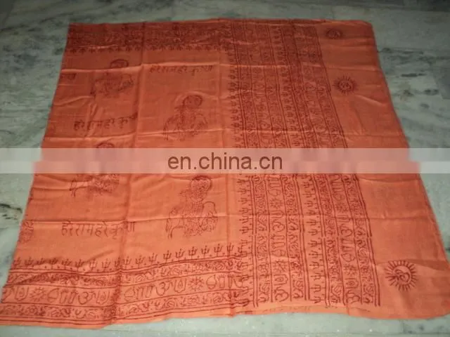 HINDU GODS PRINTED PRAYER SCARVES 100 PCS