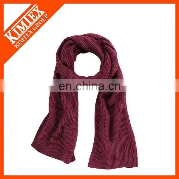2016 Wholesale men's winter knitted scarf