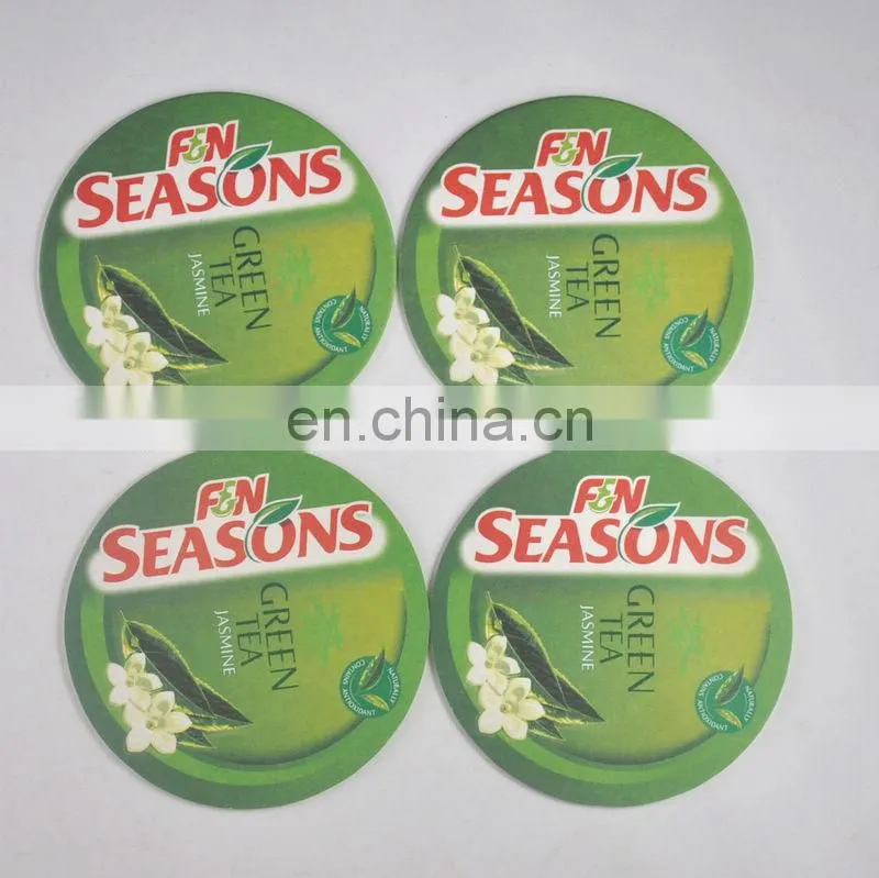 Factory price good quanlity beautiful absorbent paper coaster