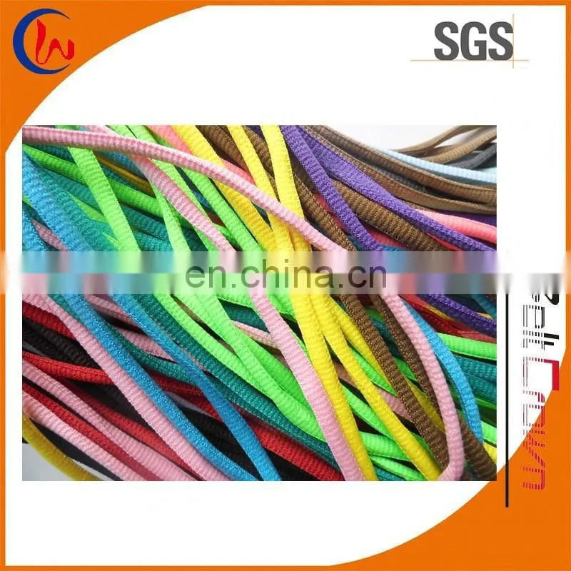 Hot selling polyester oval shoelace string