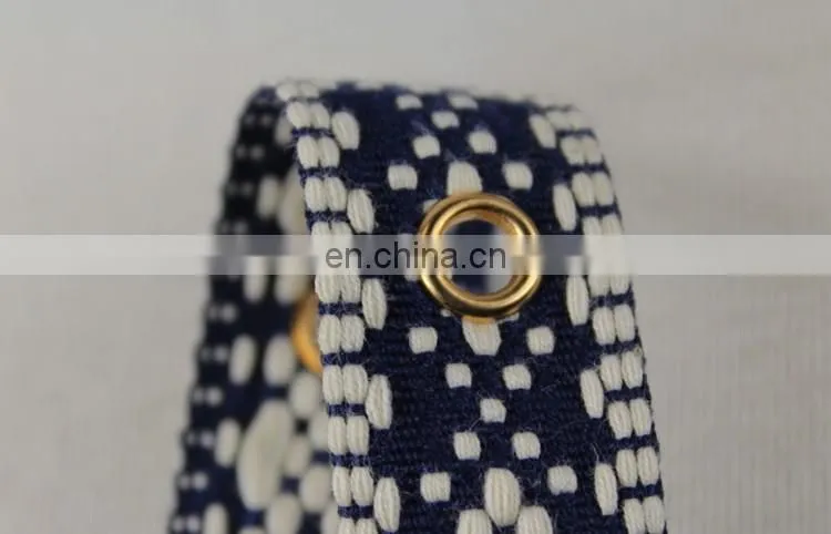 Wholesale polyester jacquard ethnic eyelet ribbon trim