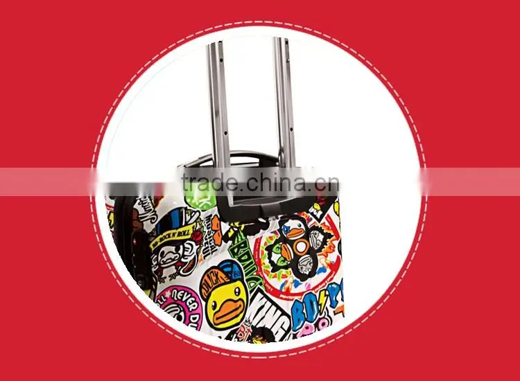 China factory made hard luggage suitcases cute design luggage for women