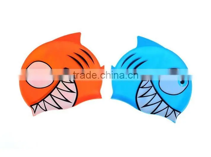 2016 Eco-friendly multi-colour waterproof silicone swim cap,kids hat