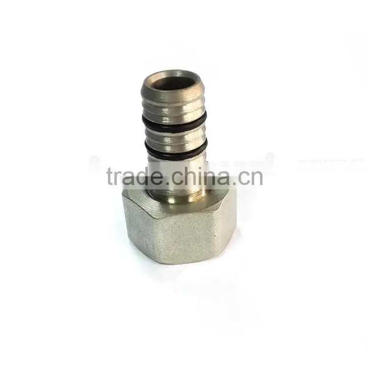 International standard ISO 17484 press union female brass gas fitting for heating system