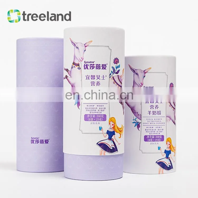 OEM Empty paper tube goat milk powder sticks use cardboard tube