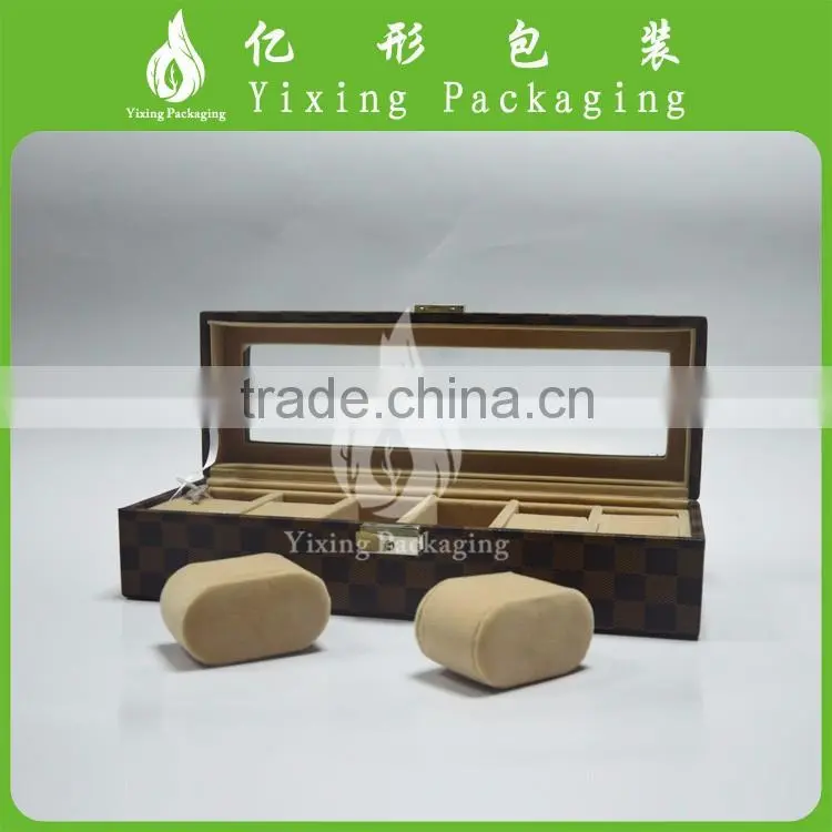 Hot Sale PU Wrist Watch 12 Slots Display Box Storage Holder Organizer Case