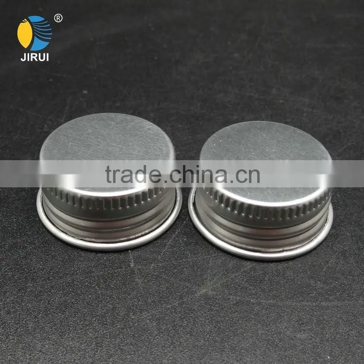 metal matte aluminum lids silver cap with different size for bottle