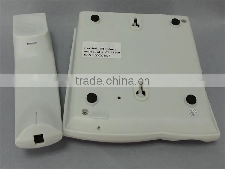 Vintage design white color black color fixed line office or home telephone