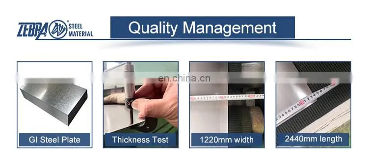 High Quality Galvanized Sheet Plate 18 Gauge Steel Galvanized Sheet Metal Price