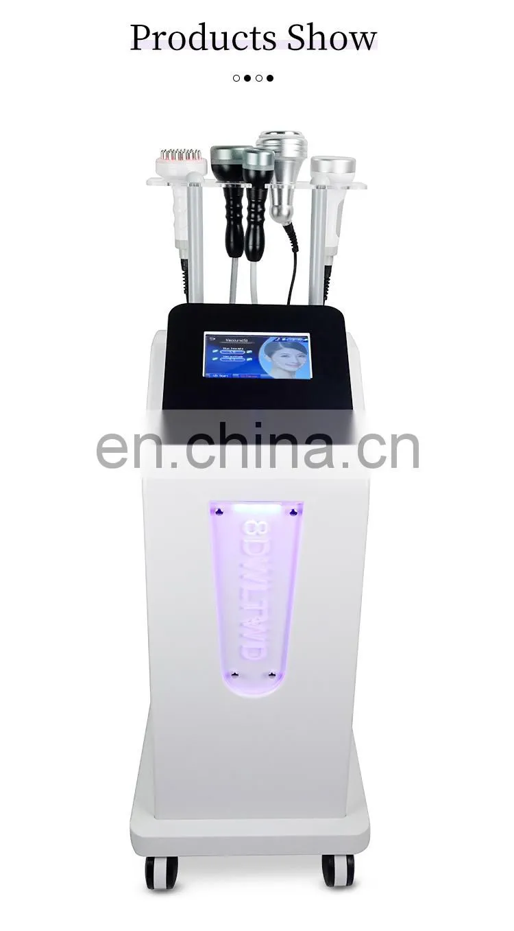 Factory Price RF Vacuum 80K Ultrasound Cavitation Therapy 8D Carving Slimming Machine 5D Weight Loss BIO Massage Body Detox