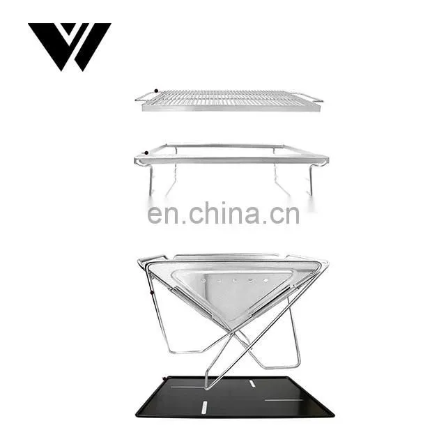 Portable Outdoor Camping Stove Bonfire Propane Fire Pit Fireplace Grill