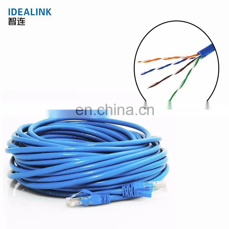 Free Sample Cat5 Cat5E Computer Data Patch Cord Stranded Patch Cable