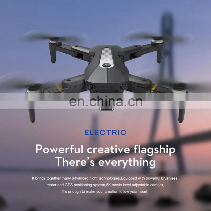 Wholesale K80 Pro Max 360 Degrees Obstacle Avoidance 8K HD Dual Camera 5G WIFI FPV Foldable RC Quadcopter Kid Toy Drones