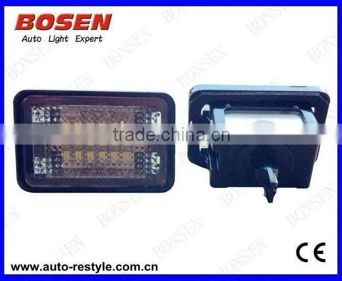 2014 hot product GLK X204 no error LED licence plate light